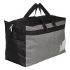 Kuber Industries Rexine Foldable Travel Duffle Bag, Storage Bag, Wardrobe organizer For Traveling (Grey) 54KM4216