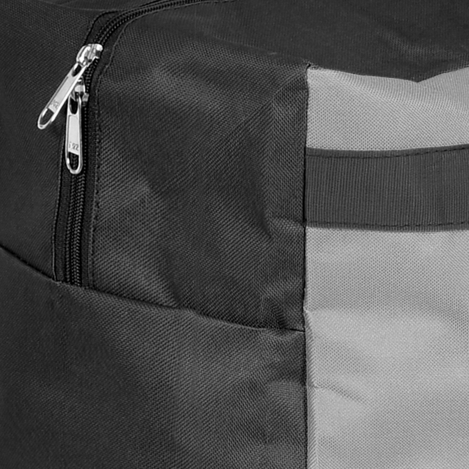 Kuber Industries Rexine Foldable Travel Duffle Bag, Storage Bag, Wardrobe organizer For Traveling (Grey) 54KM4216
