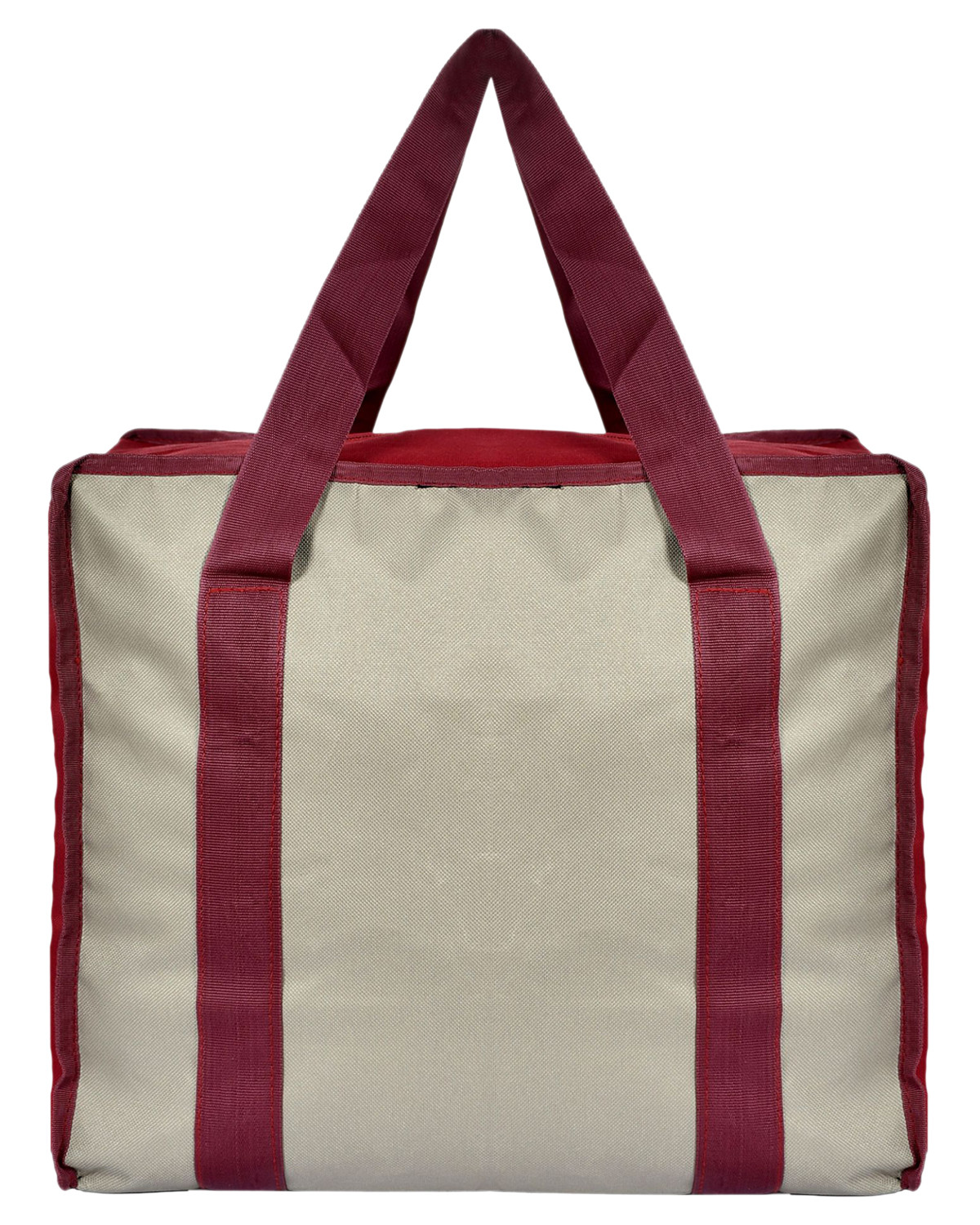 Kuber Industries Rexine Shopping Bags/Grocery Bag for Carry Grocery, Fruits, Vegetable with Handles (Beige) 54KM4019