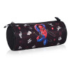 Round Pencil Pouch For Kids | Multipurpose &amp; Easy-To-Carry Pen &amp; Markers School Supply Organizer For Stationary | Marvel Spiderman - Black