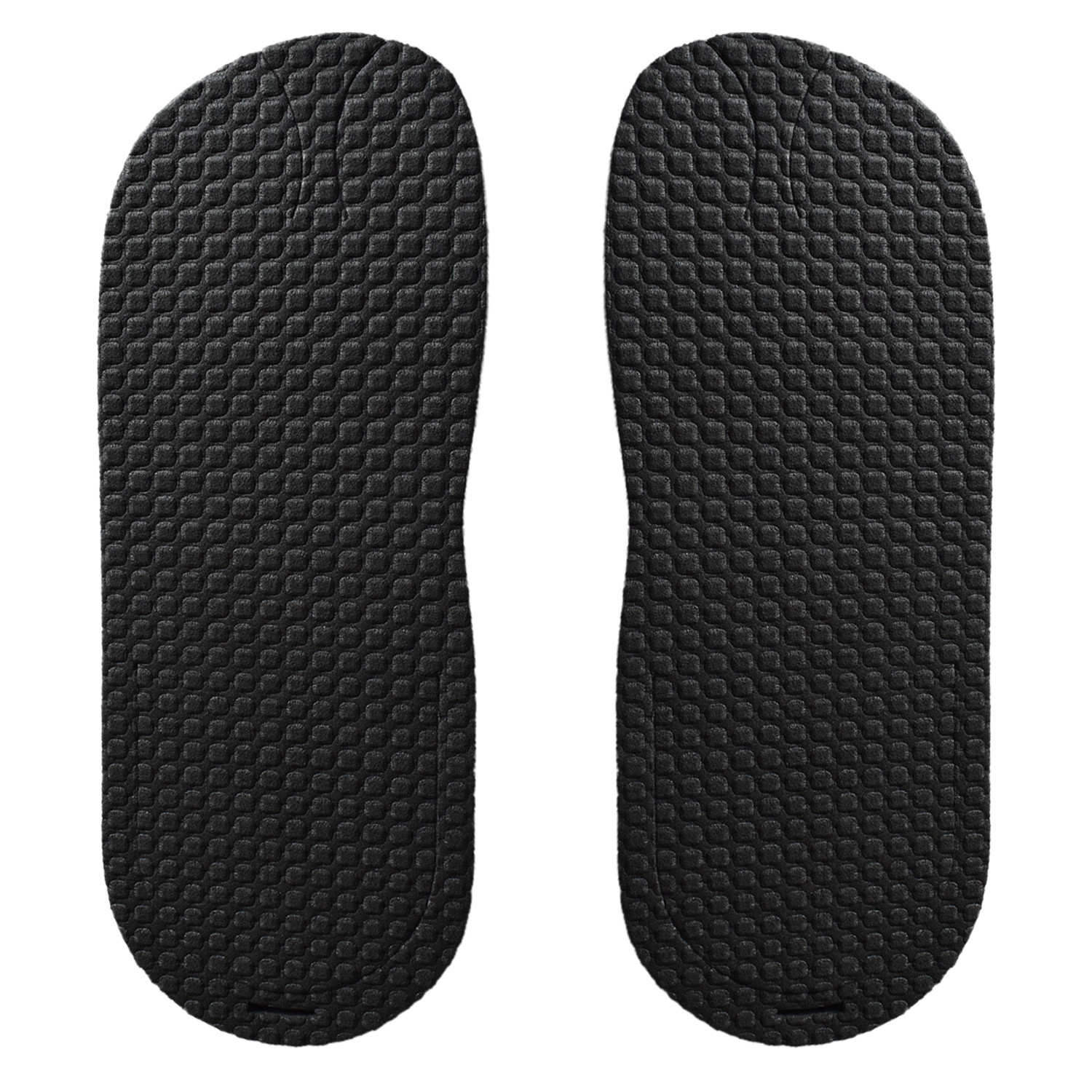 Kuber Industries Rubber Bathroom Slipper For Men & Women (Black) 54KM4212
