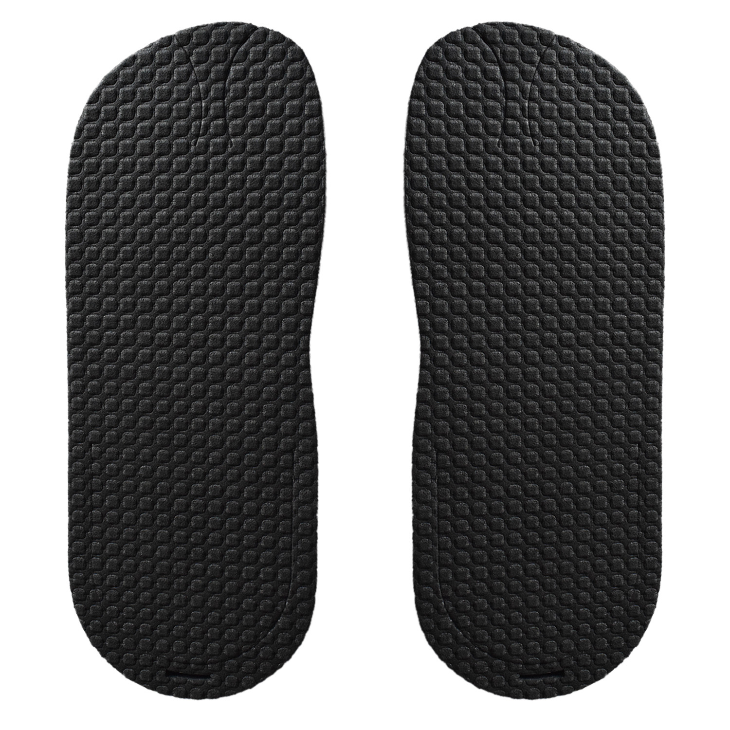 Kuber Industries Rubber Bathroom Slipper For Men & Women (Black) 54KM4212