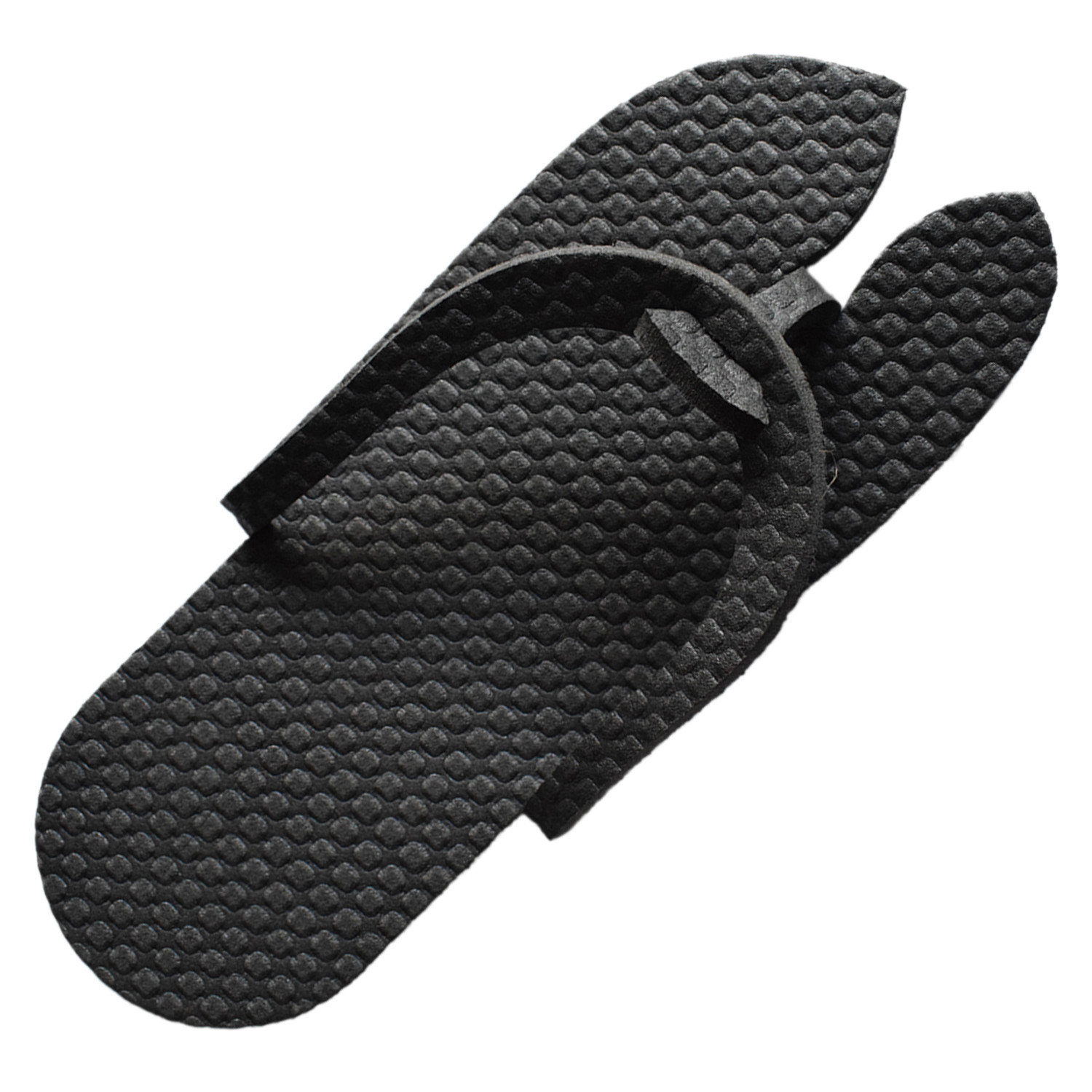 Kuber Industries Rubber Bathroom Slipper For Men & Women (Black) 54KM4212
