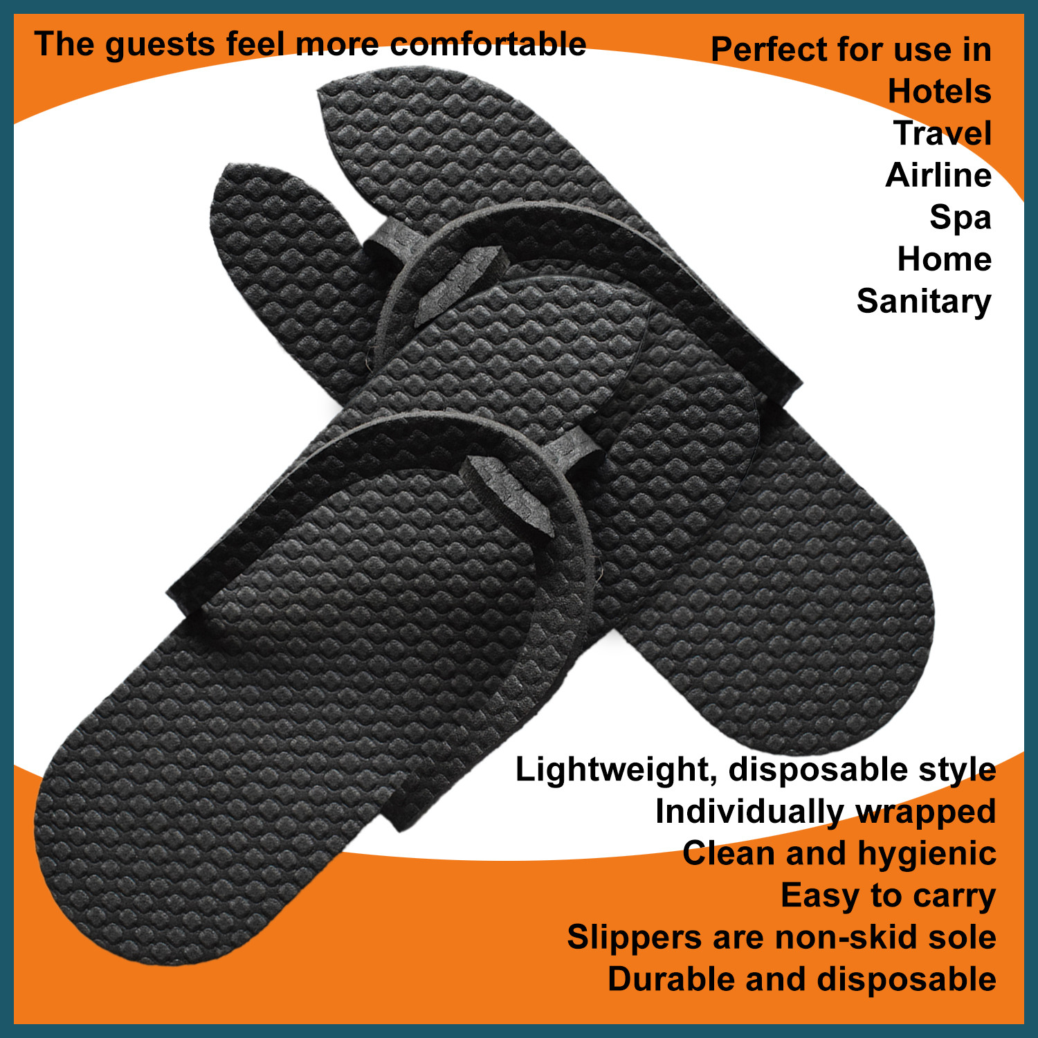 Kuber Industries Rubber Bathroom Slipper For Men & Women (Black) 54KM4212