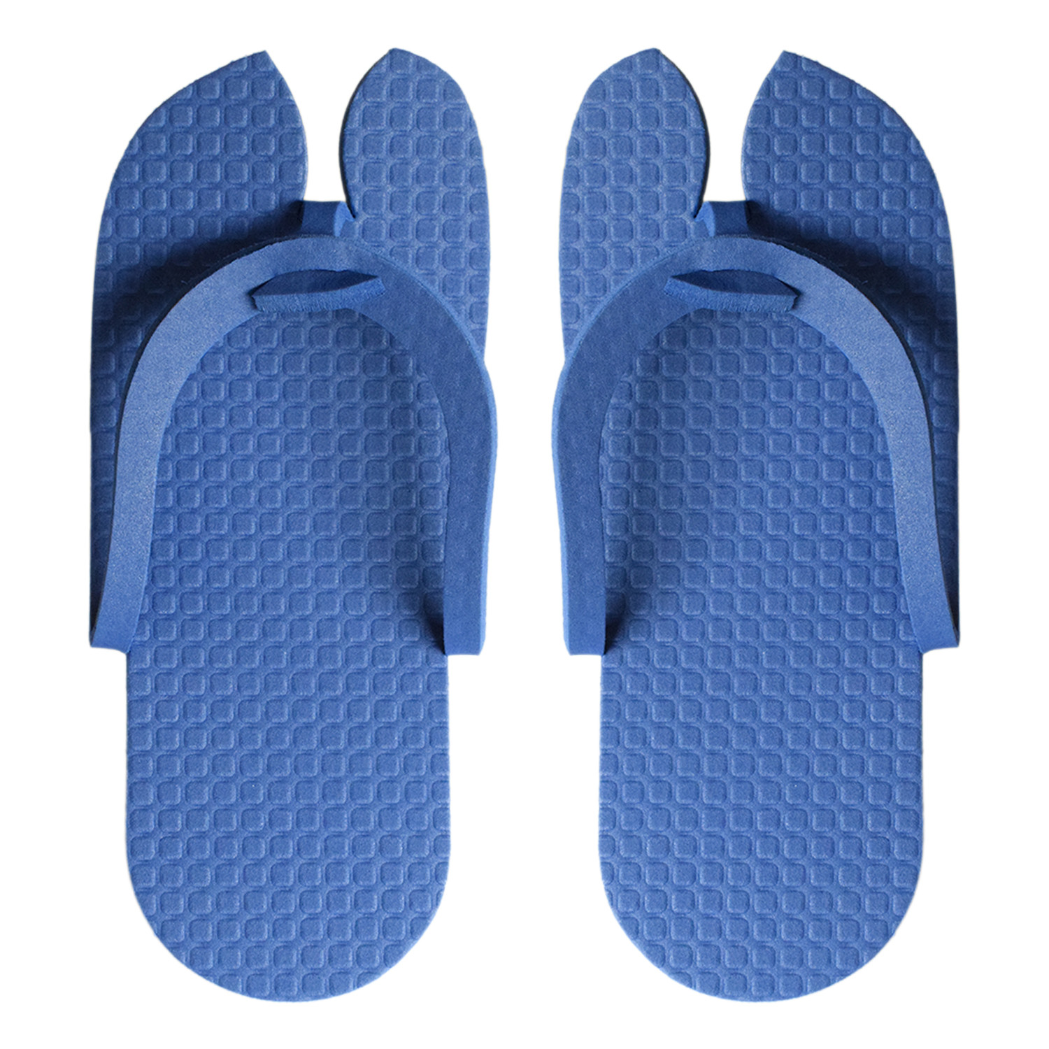 Kuber Industries Rubber Bathroom Slipper For Men & Women (Blue) 54KM4204
