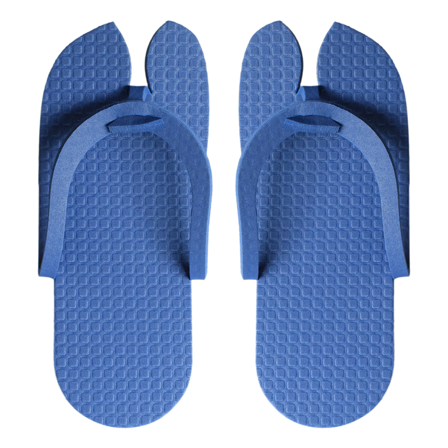 Kuber Industries Rubber Bathroom Slipper For Men & Women (Blue) 54KM4204