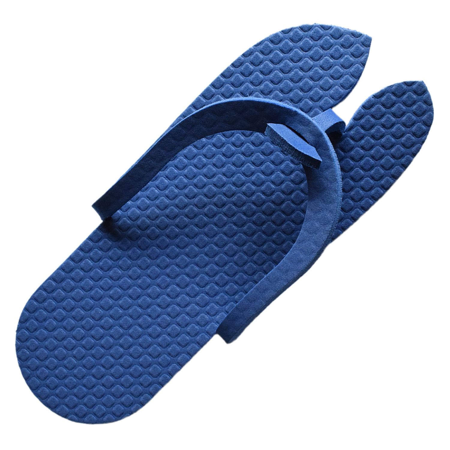 Kuber Industries Rubber Bathroom Slipper For Men & Women (Blue) 54KM4204