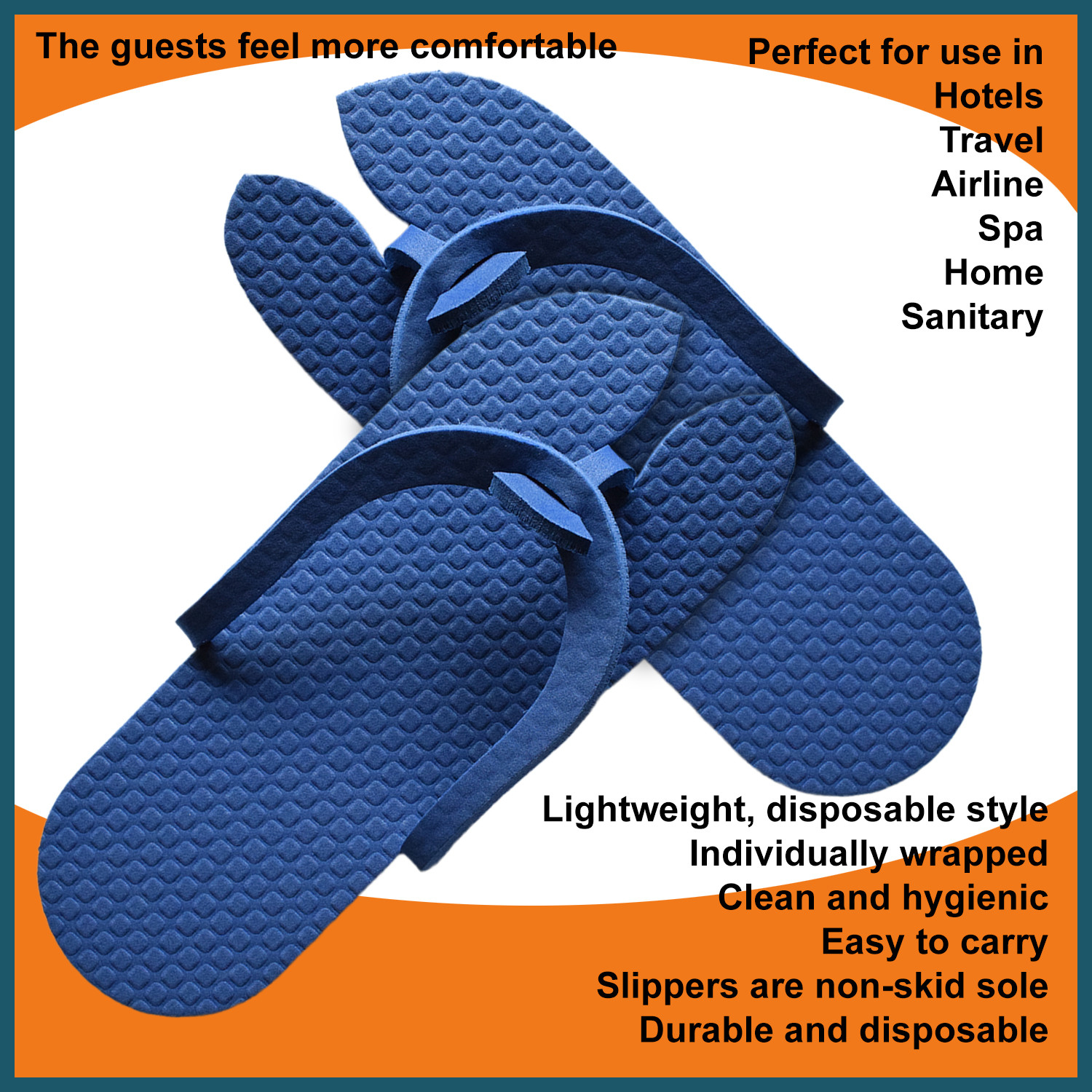 Kuber Industries Rubber Bathroom Slipper For Men & Women (Blue) 54KM4204