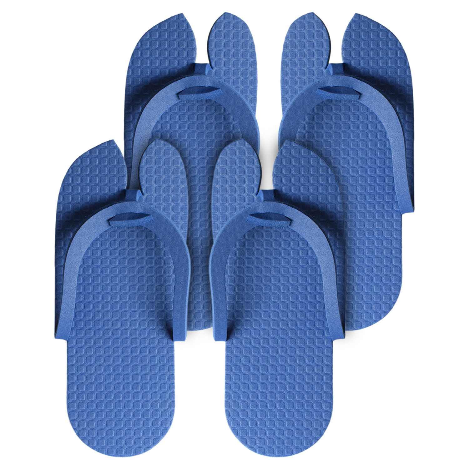 Kuber Industries Rubber Bathroom Slipper For Men & Women (Blue) 54KM4204