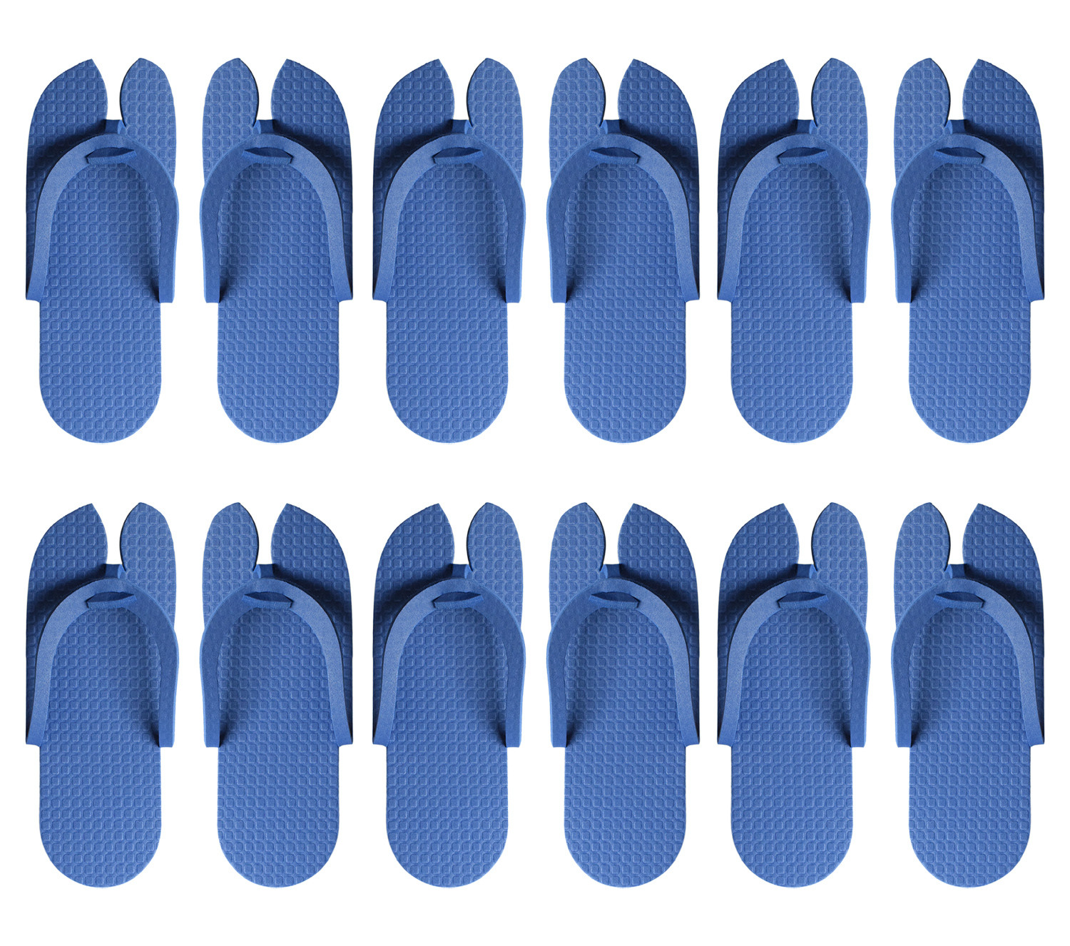Kuber Industries Rubber Bathroom Slipper For Men & Women (Blue) 54KM4204