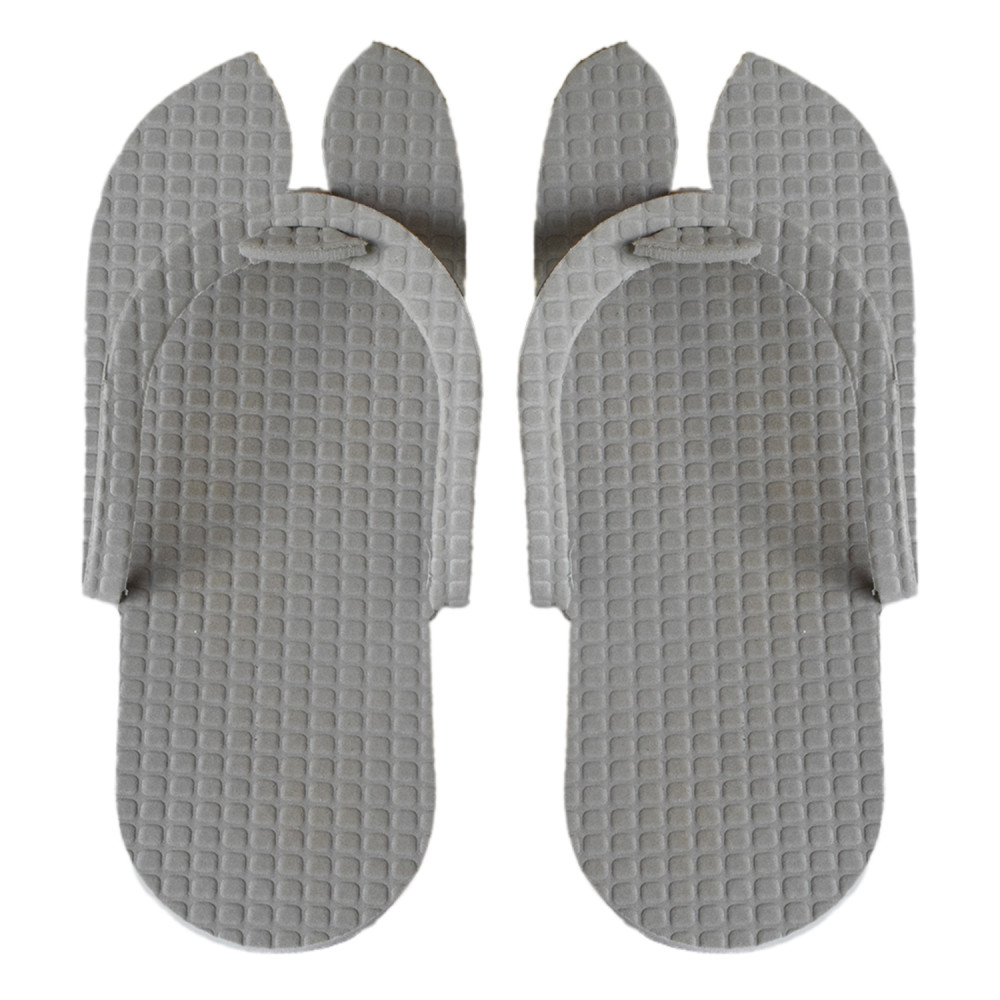 Kuber Industries Rubber Bathroom Slipper For Men &amp; Women (Grey) 54KM4200