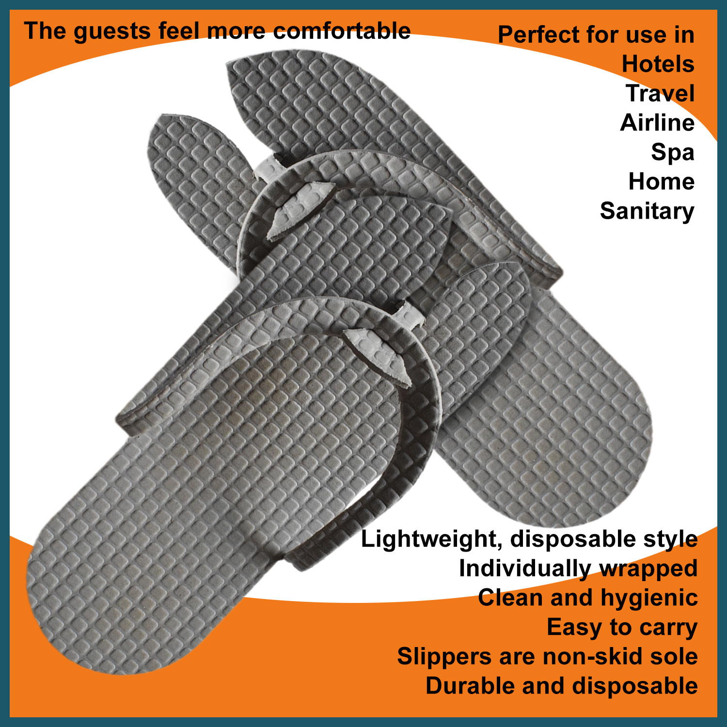 Kuber Industries Rubber Bathroom Slipper For Men & Women (Grey) 54KM4200