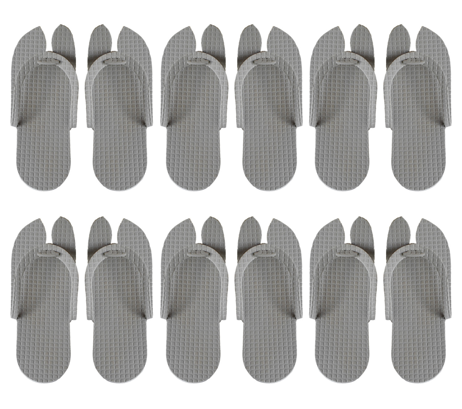 Kuber Industries Rubber Bathroom Slipper For Men & Women (Grey) 54KM4200