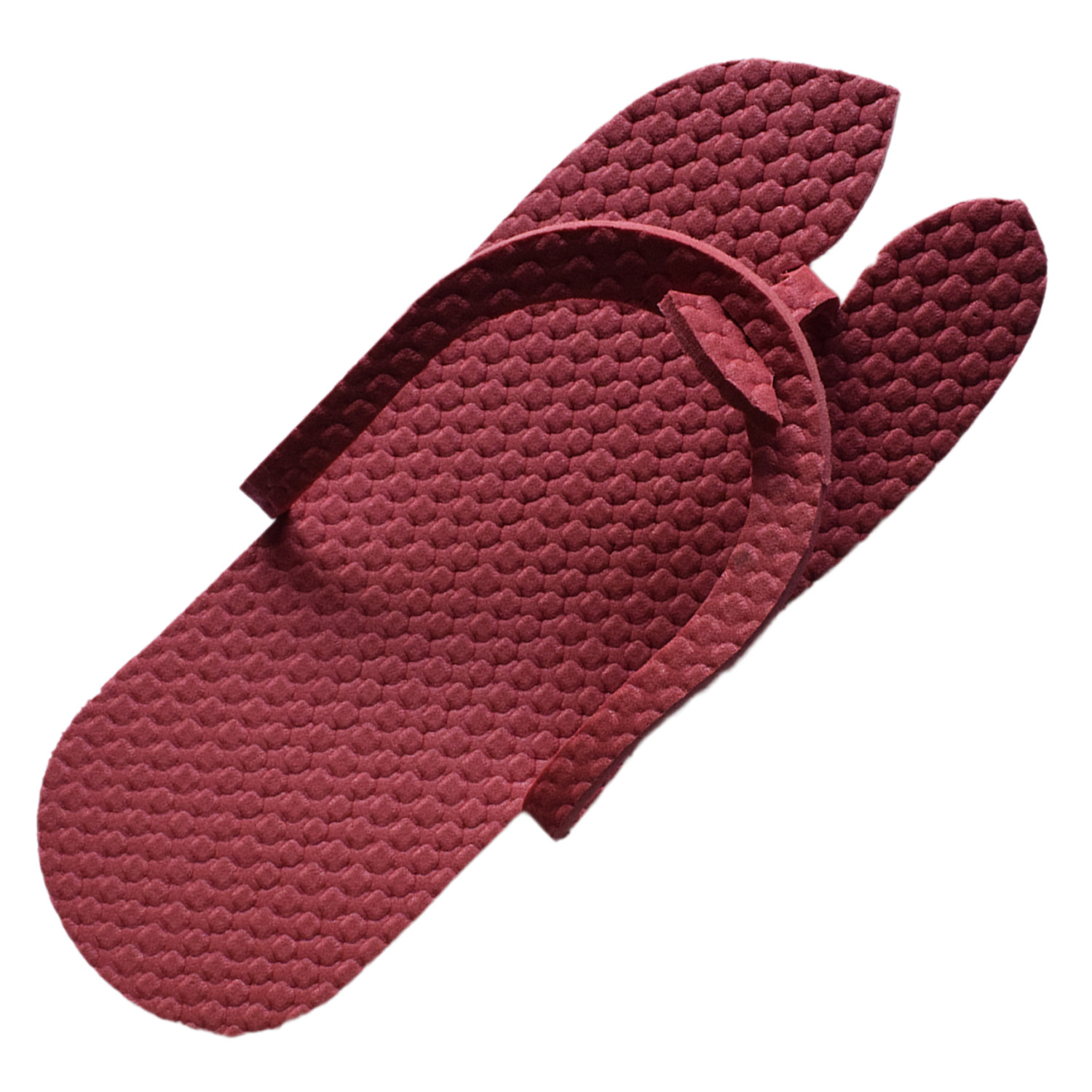 Kuber Industries Rubber Bathroom Slipper For Men & Women (Red) 54KM4208