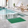 Kuber Industries Rubber Waterproof Anti-Skid Swimming Pool Mat|Shower Mat|Rainmat For Entrance Area,Bathroom,16 x 24 Inch (Green)