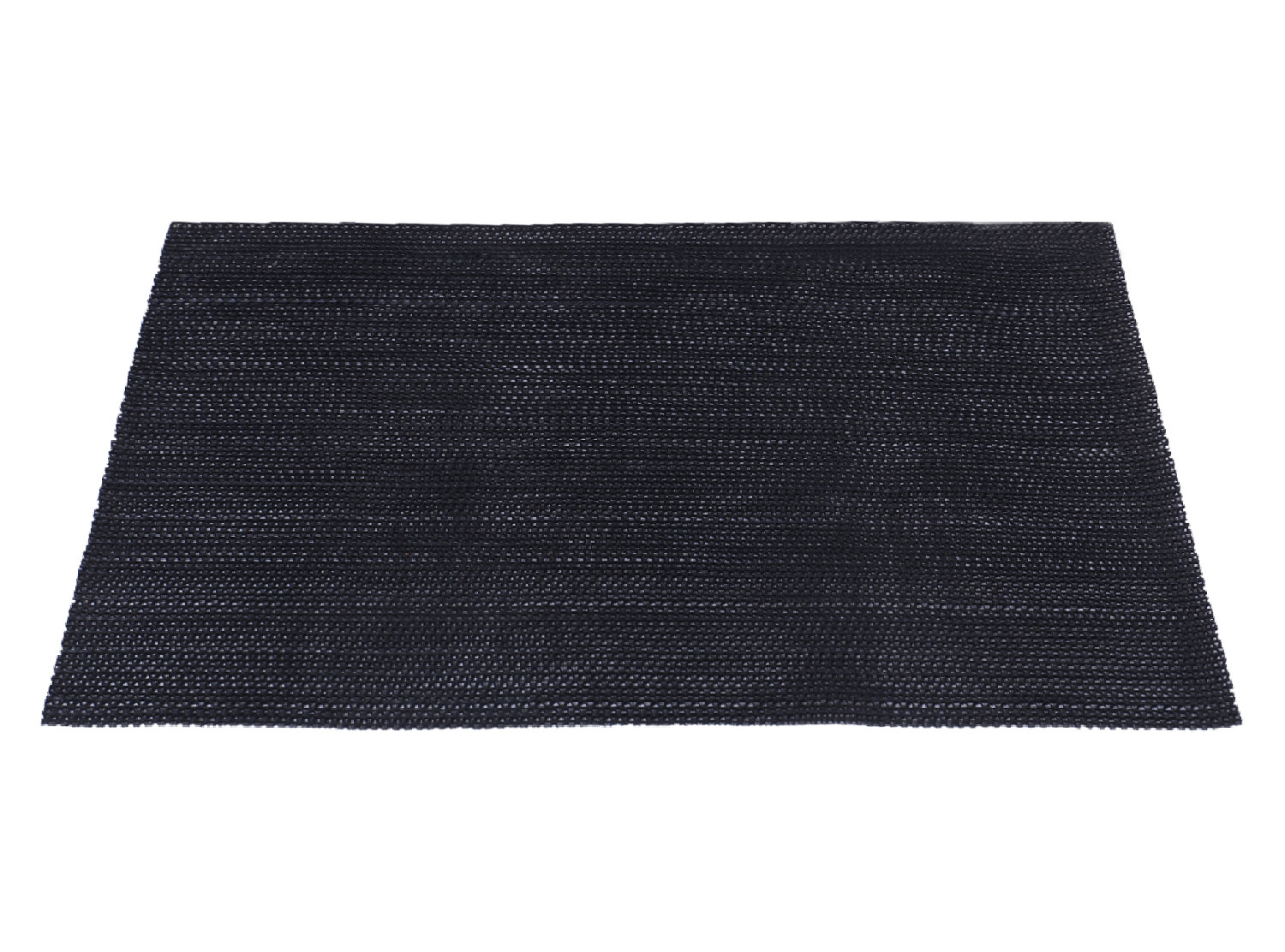 Kuber Industries Rubber Waterproof Anti-Skid Swimming Pool Mat|Shower Mat|Rainmat For Entrance Area,Bathroom,16 x 24 Inch (Black)