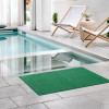 Kuber Industries Rubber Waterproof Anti-Skid Swimming Pool Mat|Shower Mat|Rainmat For Entrance Area,Bathroom,2 x 3 Feet (Green)