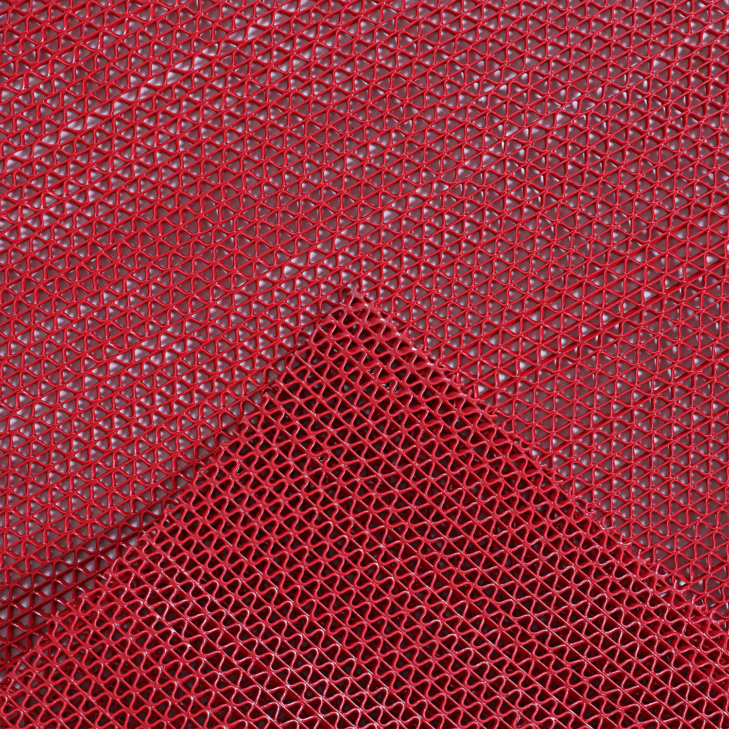 Kuber Industries Rubber Waterproof Anti-Skid Swimming Pool Mat|Shower Mat|Rainmat For Entrance Area,Bathroom,2 x 4 Feet (Red)