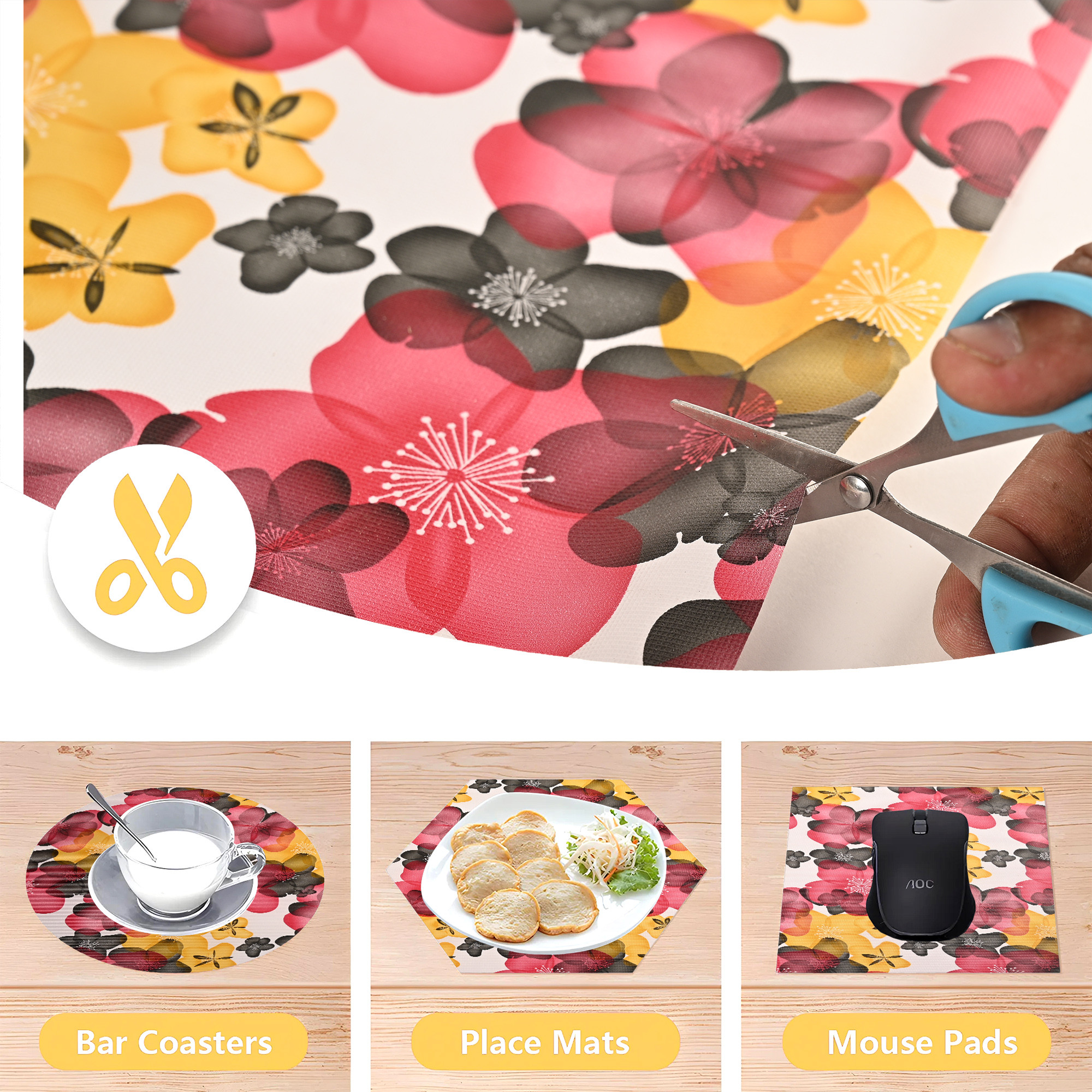 Kuber Industries s Waterproof Wardrobe Shelf Liners for Kitchen Shelves  Multipurpose Almari Fridge  Cupboard Sheets for Wardrobe  Flower Design- Pink