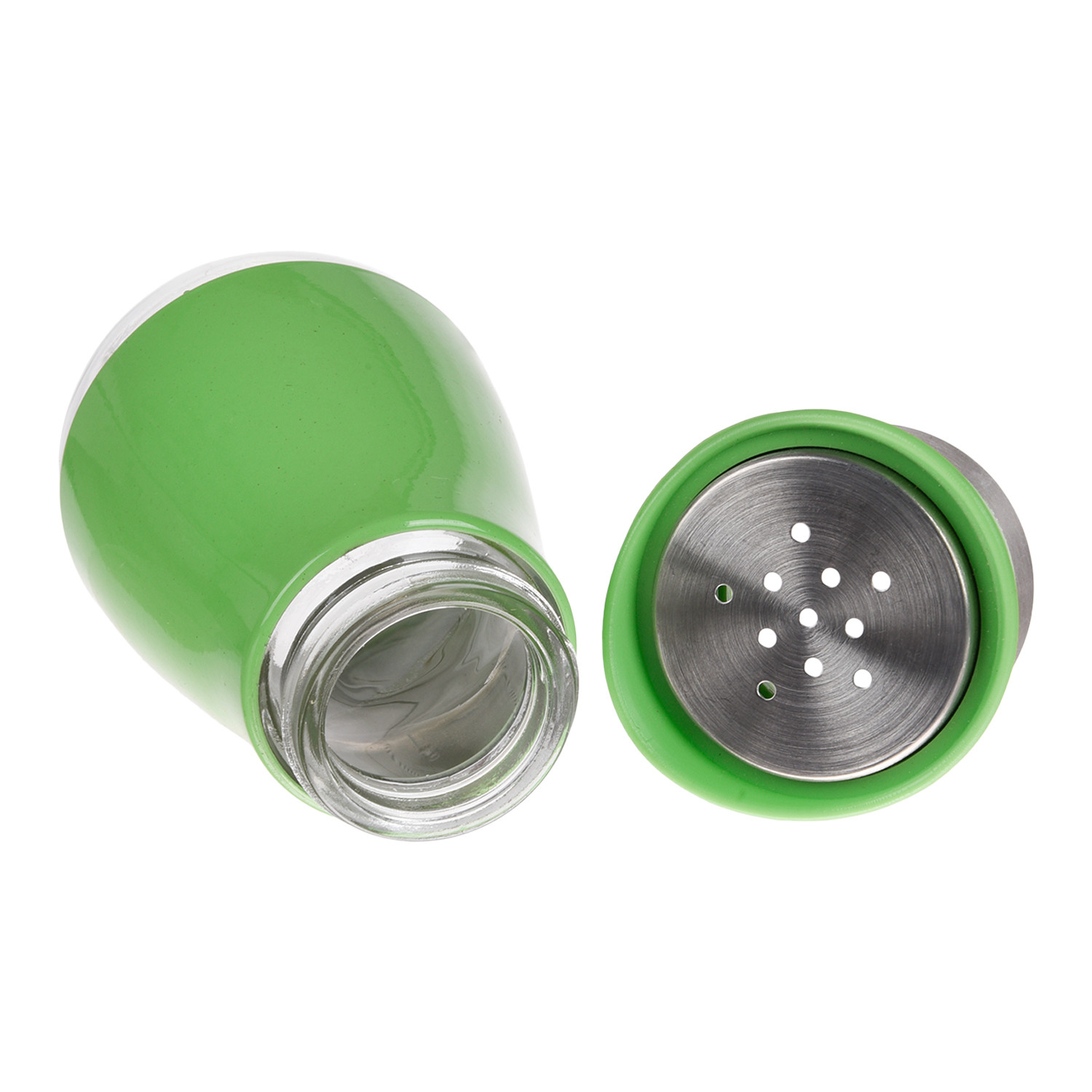 Kuber Industries Salt Shaker Box | Stainless Steel Pepper Shaker Box | Chilli Flakes Seasoning Sprinkler Box | Namak Daani | Dining Table Masala Box Dabbi | Pack of 3 | Multi
