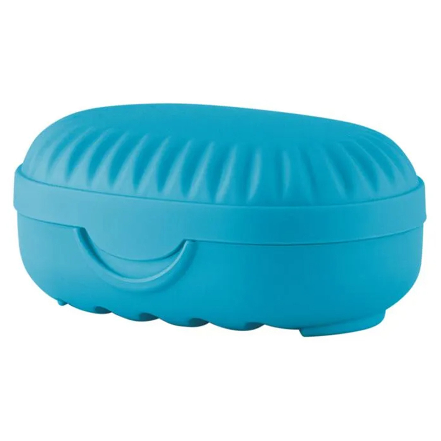 Kuber Industries Saop Holder For Bathroom|Portable Plastic Self Draining Soap Holder|Leakproof Soap Box For Bathroom,Outdoor Camping,Traveling|(Mint Green)