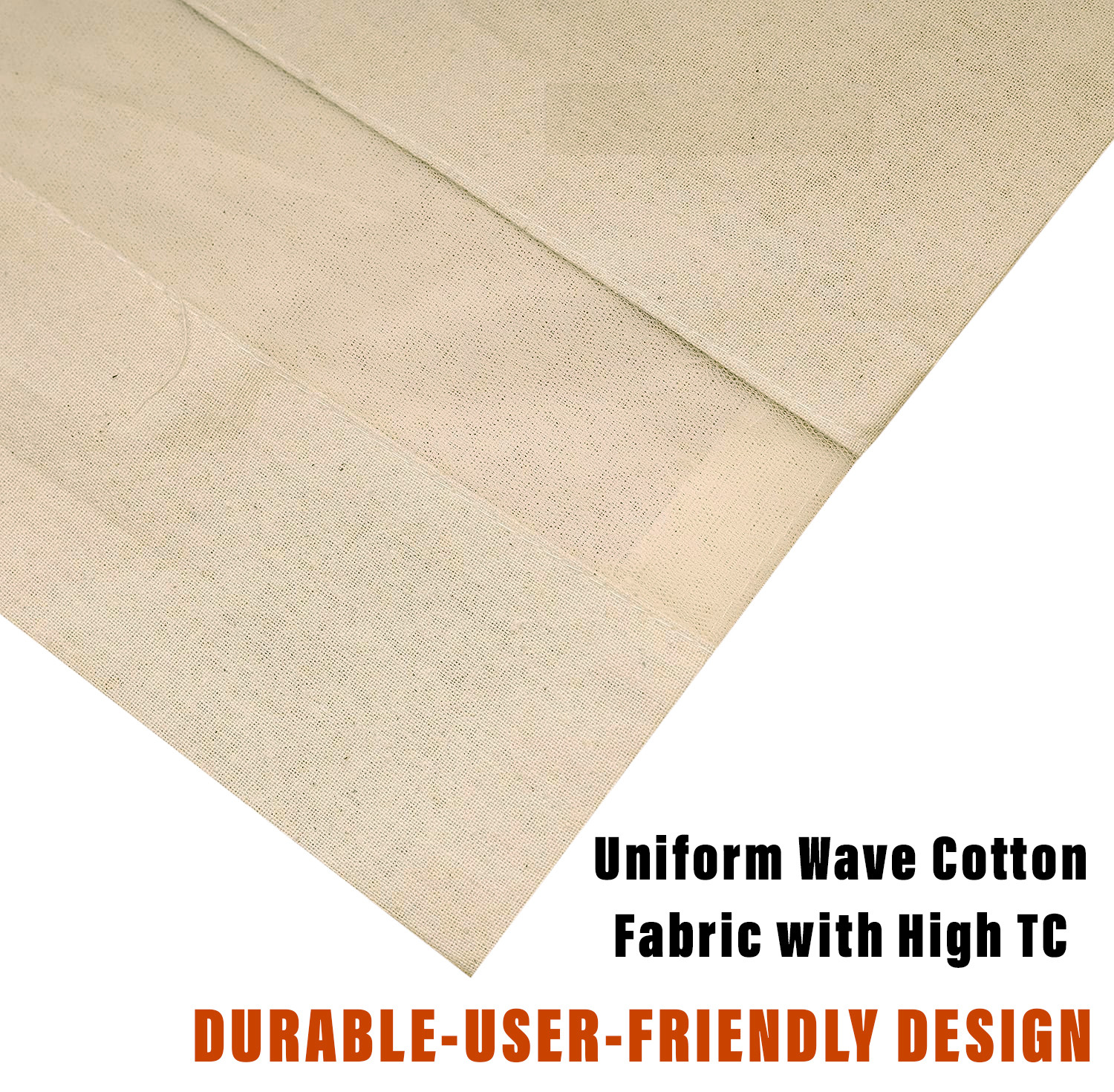 Kuber Industries Saree Bags | Clothes Bags for Storage | Cotton Wardrobe Organizer | Mesh Window Cloth Storage Bags Set | Single Packing Saree Bags |Cream