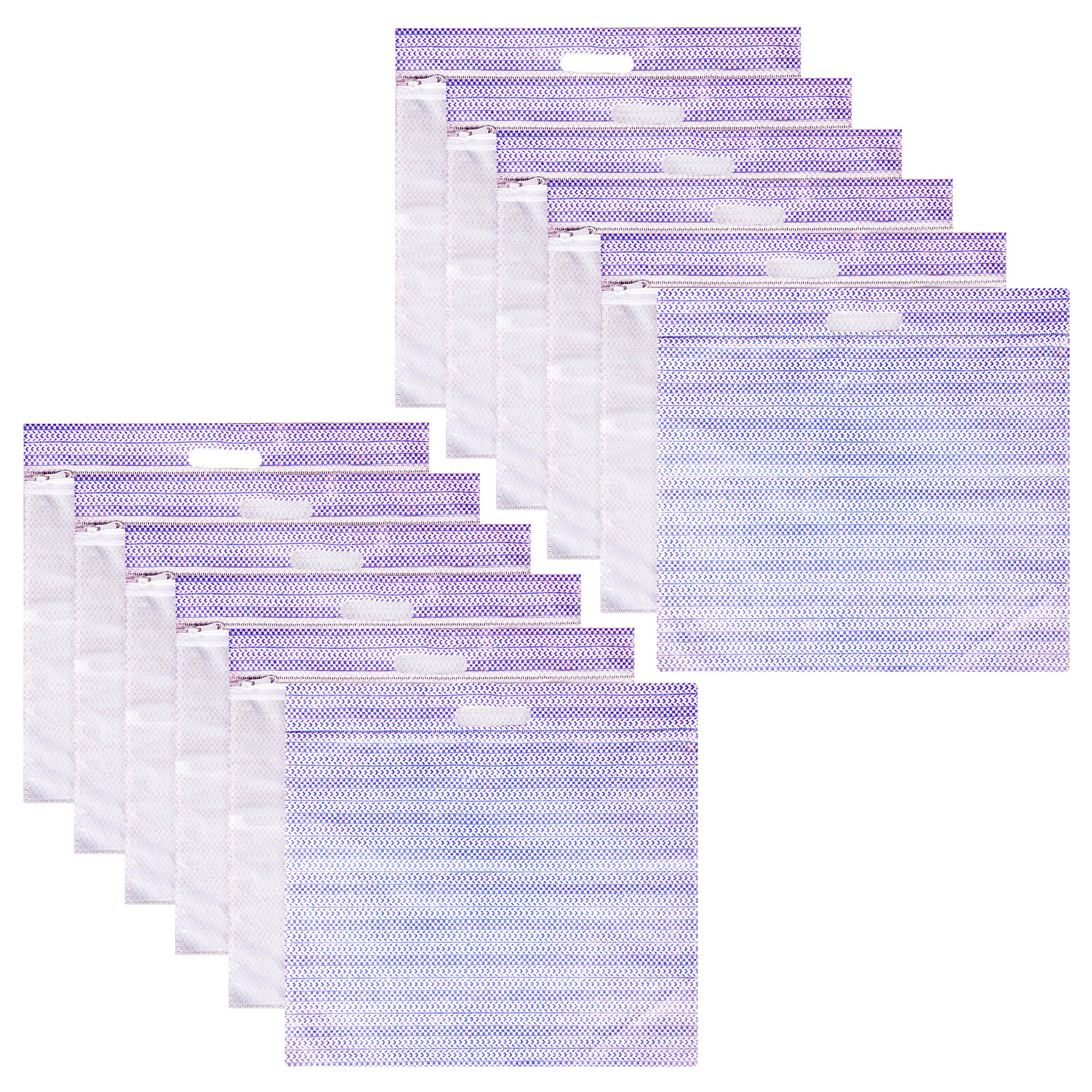 Kuber Industries Saree Storage Bag | Clothes Storage Bag | Wardrobe Storage Bag | Single Packing Cloth Storage Bag | Top Visible Window Saree Bag | Handle Saree Cover | Purple