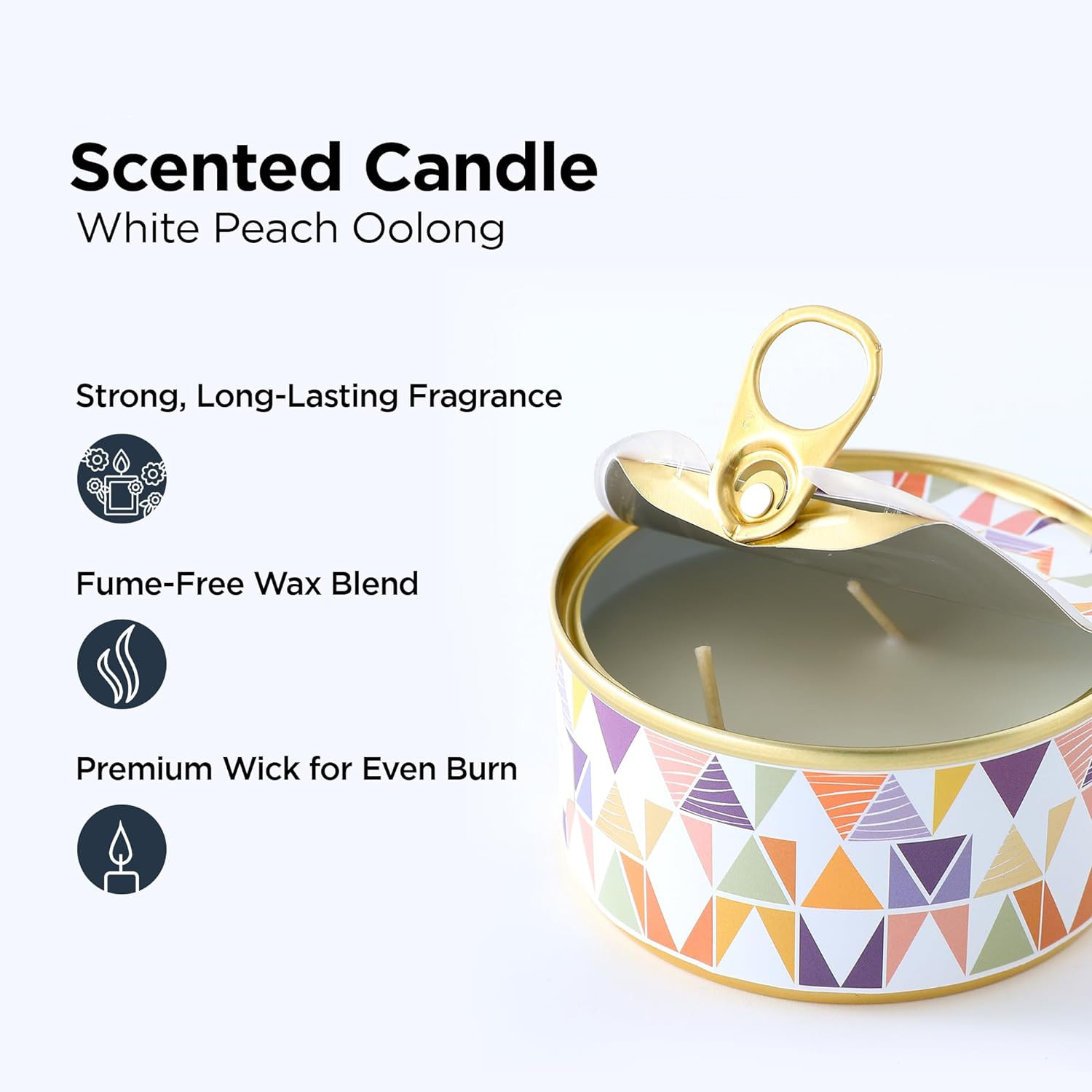 Kuber Industries Scented Candles | Fragrance Candles | Candles for Wedding | Candles for Bedroom | Birthday Candles | Valentines Day Gifts Candles | DY-230707 | Pack of 4 | Multi