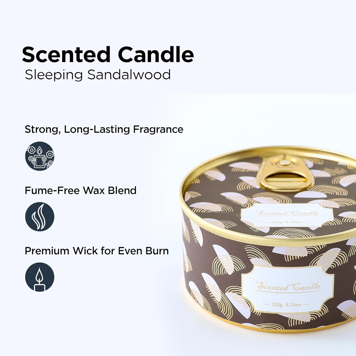 Kuber Industries Scented Candles | Fragrance Candles | Candles for Wedding | Candles for Bedroom | Birthday Candles | Valentines Day Gifts Candles | DY-230707 | Pack of 4 | Multi