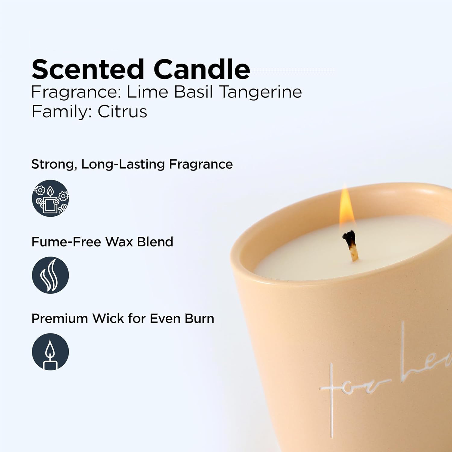 Kuber Industries Scented Candles | Fragrance Candles | Candles for Wedding | Candles for Bedroom | Birthday Candles | Valentines Day Gifts Candles | DY-230705-3A | Brown