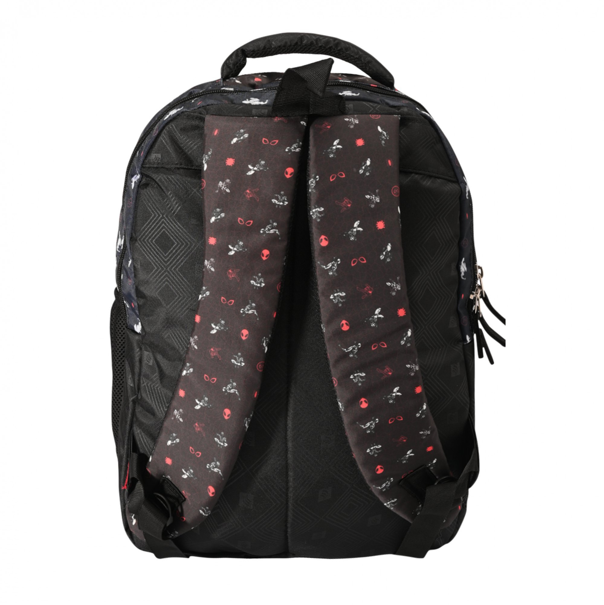 Kuber Industries School-College Bag  Marvel Spiderman Backpack for Boys and Girls  4 Compartment Travel Backpack  Water Resistant Bookbag  Bag for Daily Routine  Kids School Bag  Black