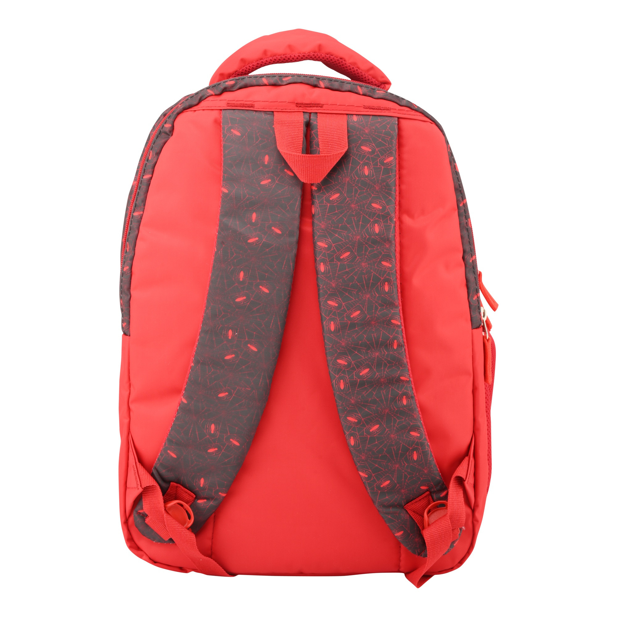 Kuber Industries School-College Bag Marvel Spiderman 4 Compartment Backpack for Boys and Girls  Casual Backpack  Large  18 Inch  Red