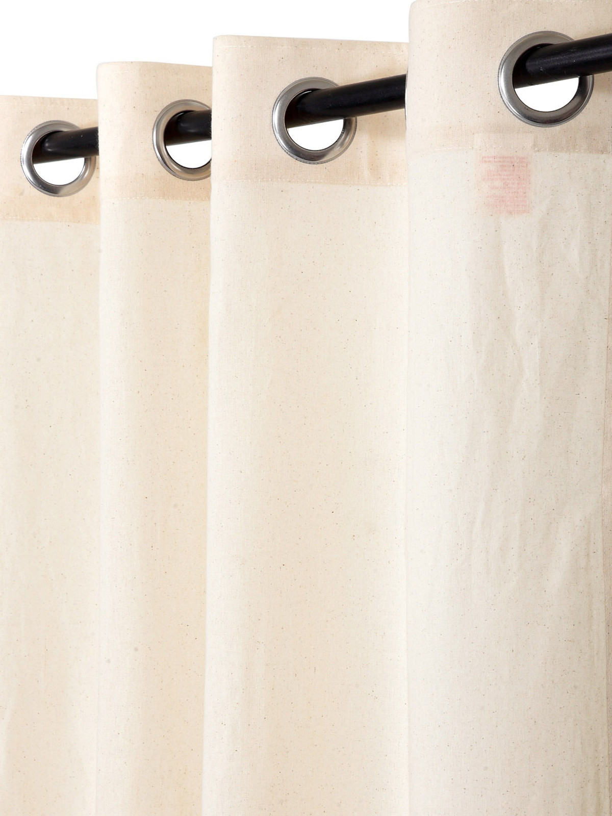 Kuber Industries Self Print Room Darkening Door Curtain, 7 Feet (Cream)