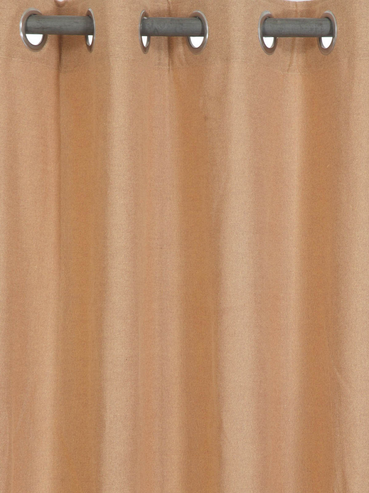 Kuber Industries Self Print Room Darkening Door Curtain, 7 Feet (Gold)