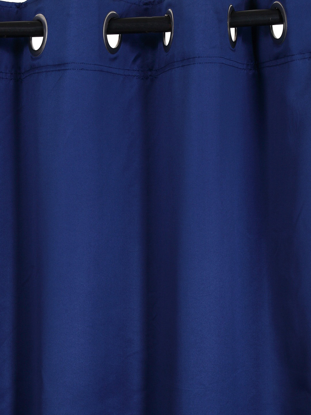 Kuber Industries Self Print Room Darkening Door Curtain, 7 Feet (Navy Blue)