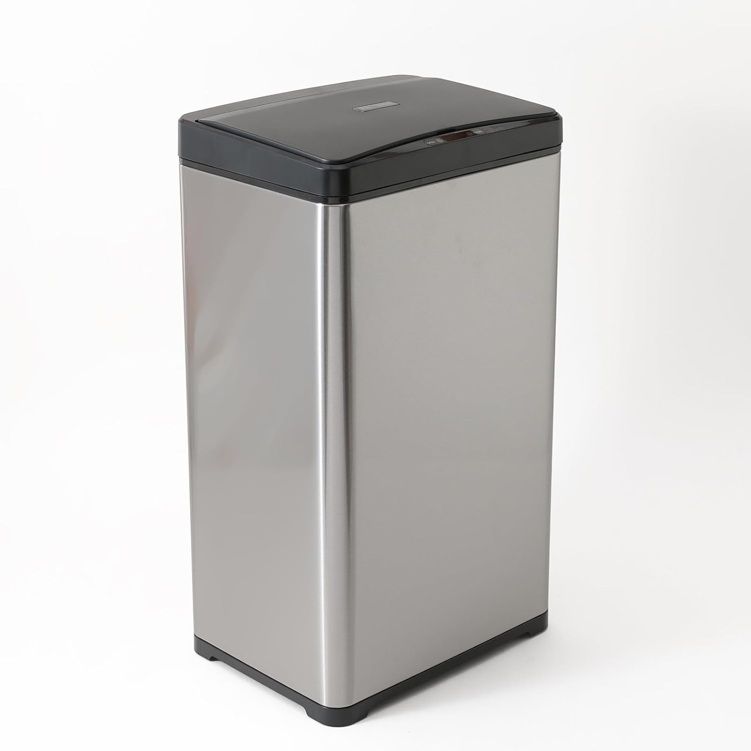 Kuber Industries Sensor Dustbin | Rectangular Big Sensor Dustbin | Touchless Trash Can | Smart Dustbin for Bedroom-Office-Living Room | Automatic Garbage Can | HN-ZS02-S-42L | Silver