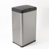 Kuber Industries Sensor Dustbin | Rectangular Big Sensor Dustbin | Touchless Trash Can | Smart Dustbin for Bedroom-Office-Living Room | Automatic Garbage Can | HN-ZS02-S-42L | Silver
