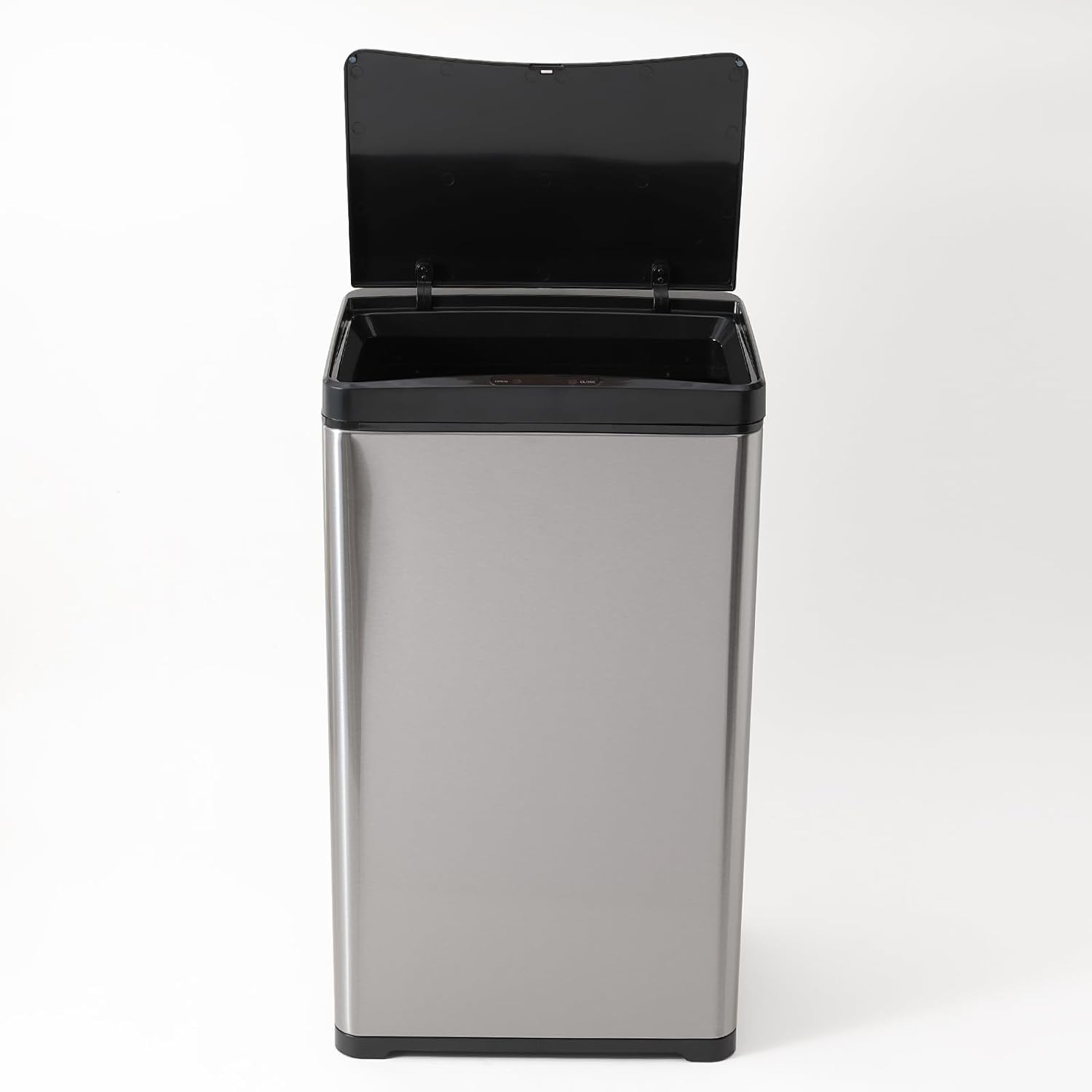 Kuber Industries Sensor Dustbin | Rectangular Big Sensor Dustbin | Touchless Trash Can | Smart Dustbin for Bedroom-Office-Living Room | Automatic Garbage Can | HN-ZS02-S-42L | Silver