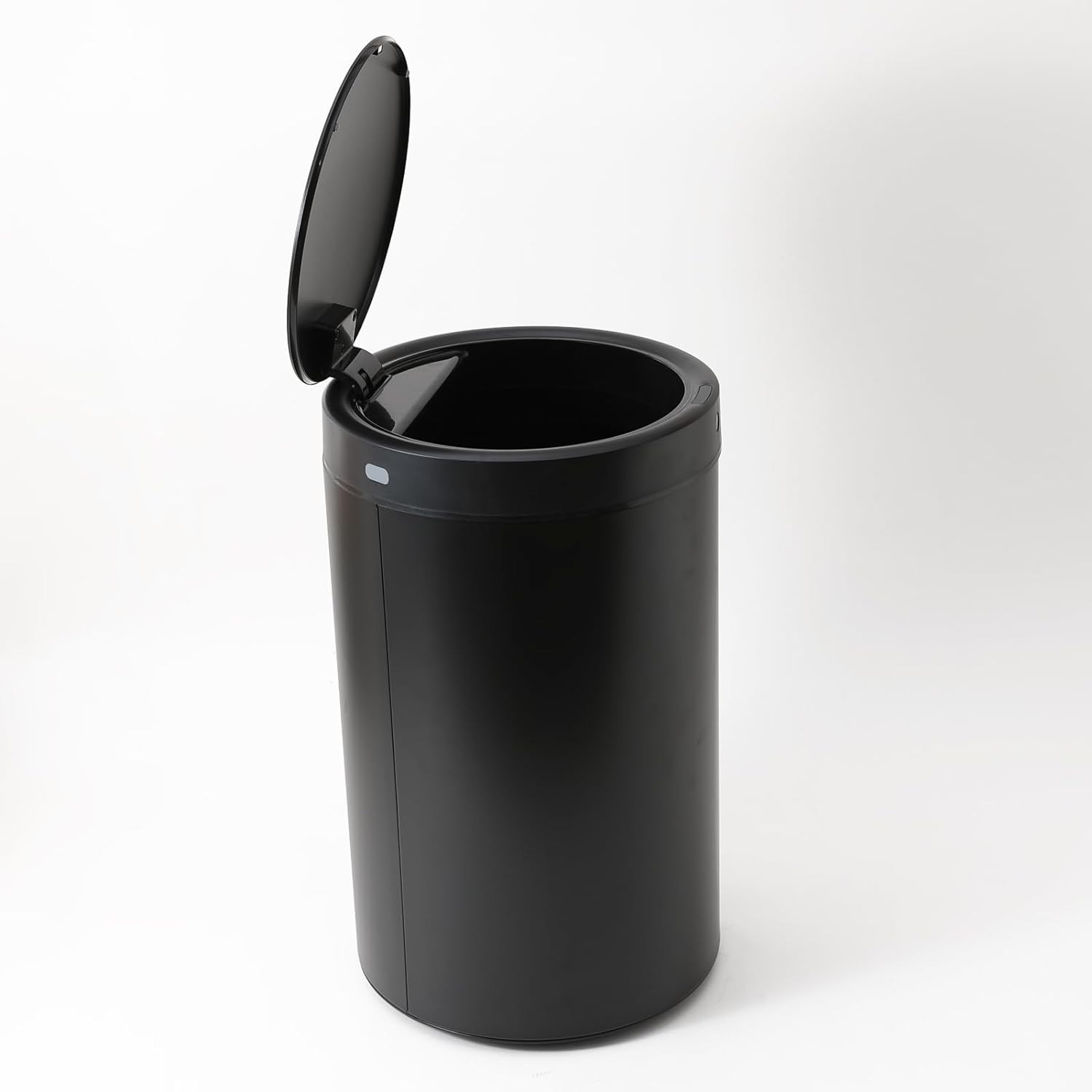 Kuber Industries Sensor Dustbin | Round Big Sensor Dustbin | Touchless Trash Can | Smart Dustbin for Bedroom-Office-Living Room | Automatic Garbage Can | HN-ZR-BLK-30L | Black