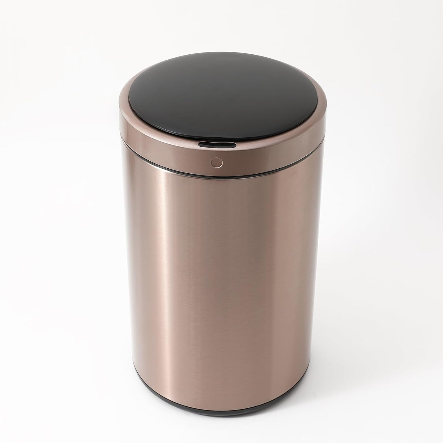 Kuber Industries Sensor Dustbin | Round Sensor Dustbin | Touchless Trash Can | Smart Dustbin for Bedroom-Office-Living Room | Automatic Garbage Can | HN-ZY-RG-12L | Rose Gold