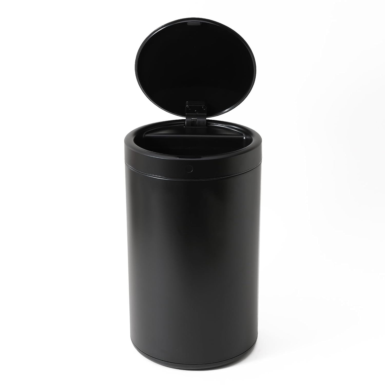 Kuber Industries Sensor Dustbin | Round Sensor Dustbin | Touchless Trash Can | Smart Dustbin for Bedroom-Office-Living Room | Automatic Garbage Can | HN-ZY-BLK-12L | Black