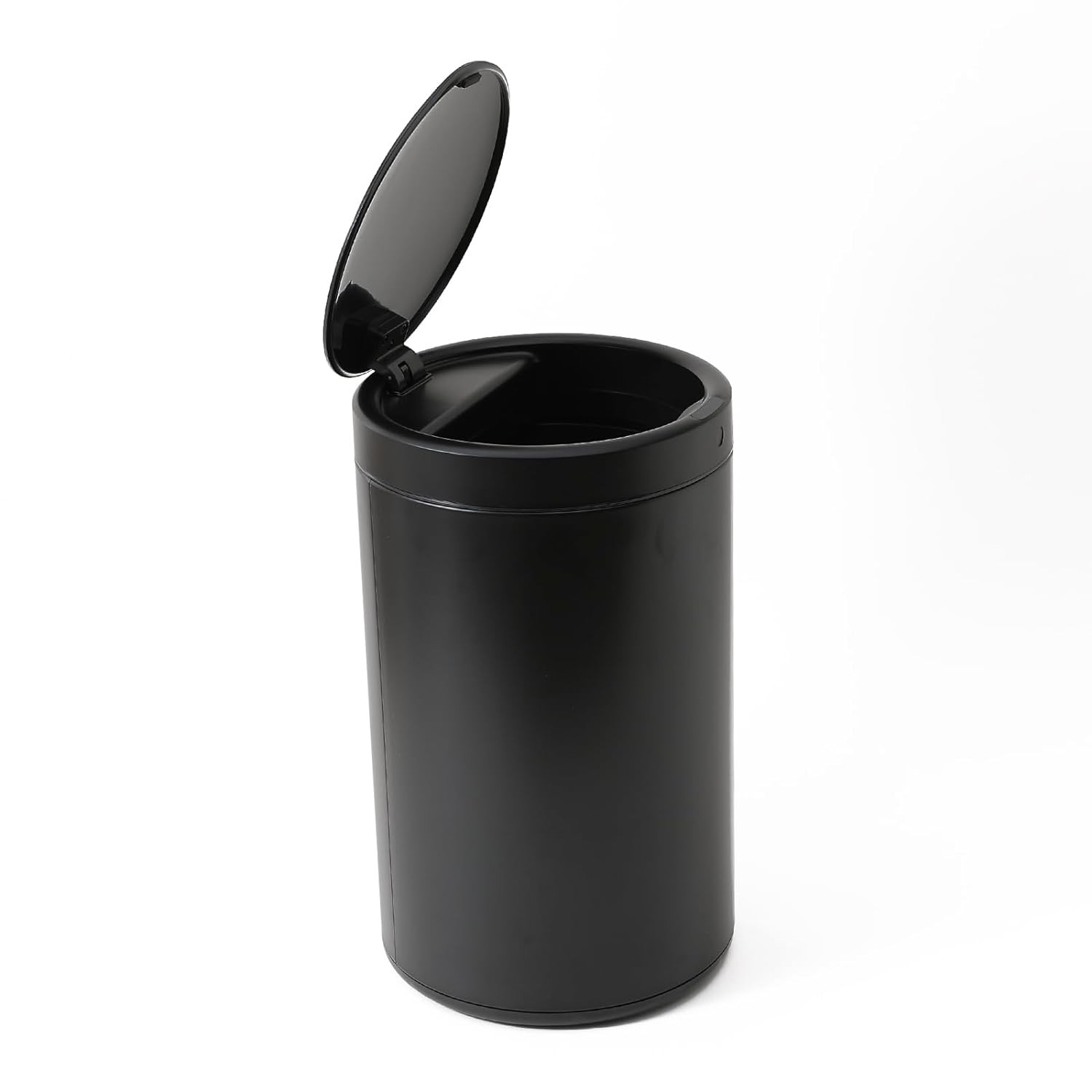 Kuber Industries Sensor Dustbin | Round Sensor Dustbin | Touchless Trash Can | Smart Dustbin for Bedroom-Office-Living Room | Automatic Garbage Can | HN-ZY-BLK-12L | Black