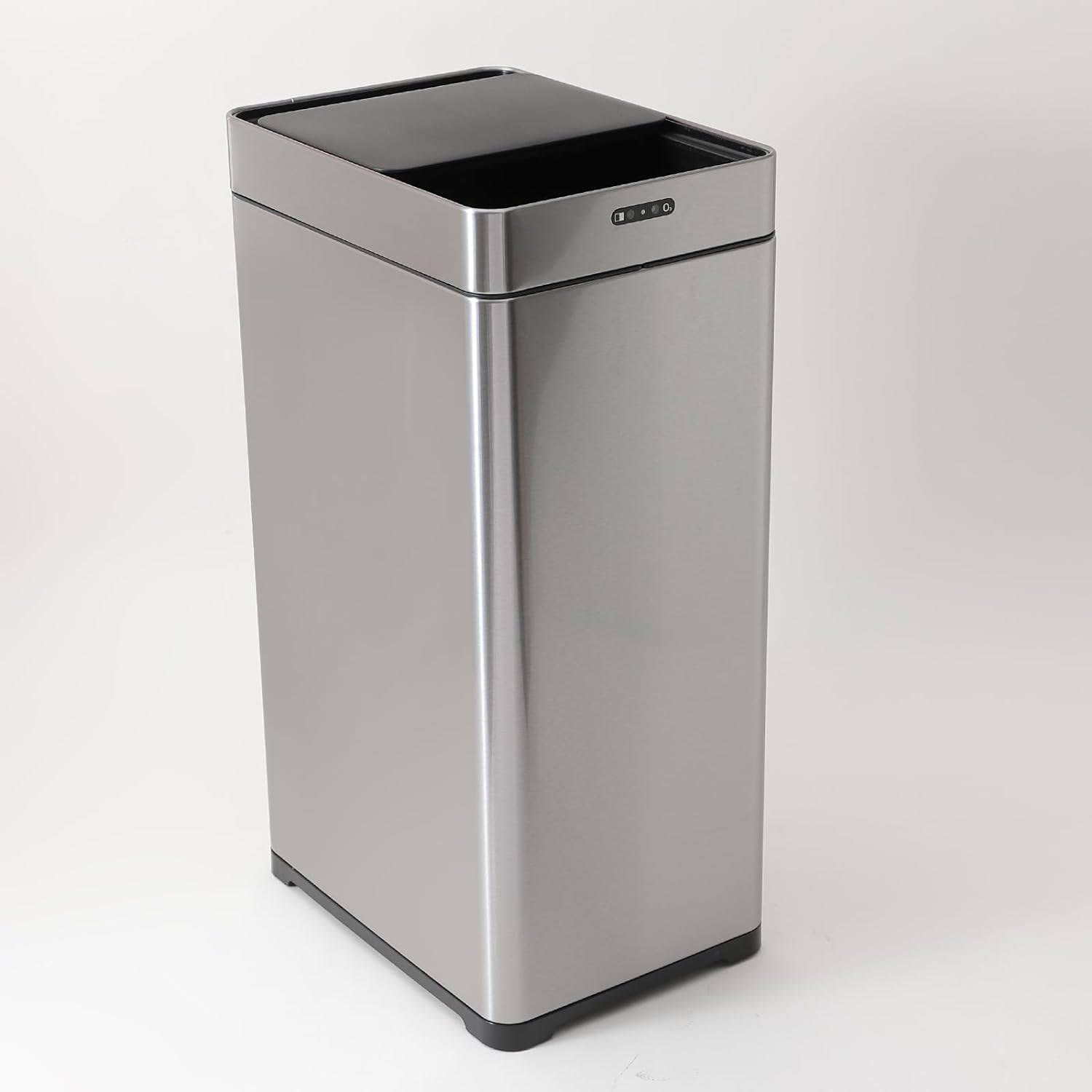 Kuber Industries Sensor Dustbin | Sliding Big Sensor Dustbin | Touchless Trash Can | Smart Dustbin for Bedroom-Office-Living Room | Automatic Garbage Can | HN-ZH-S-42L | Silver