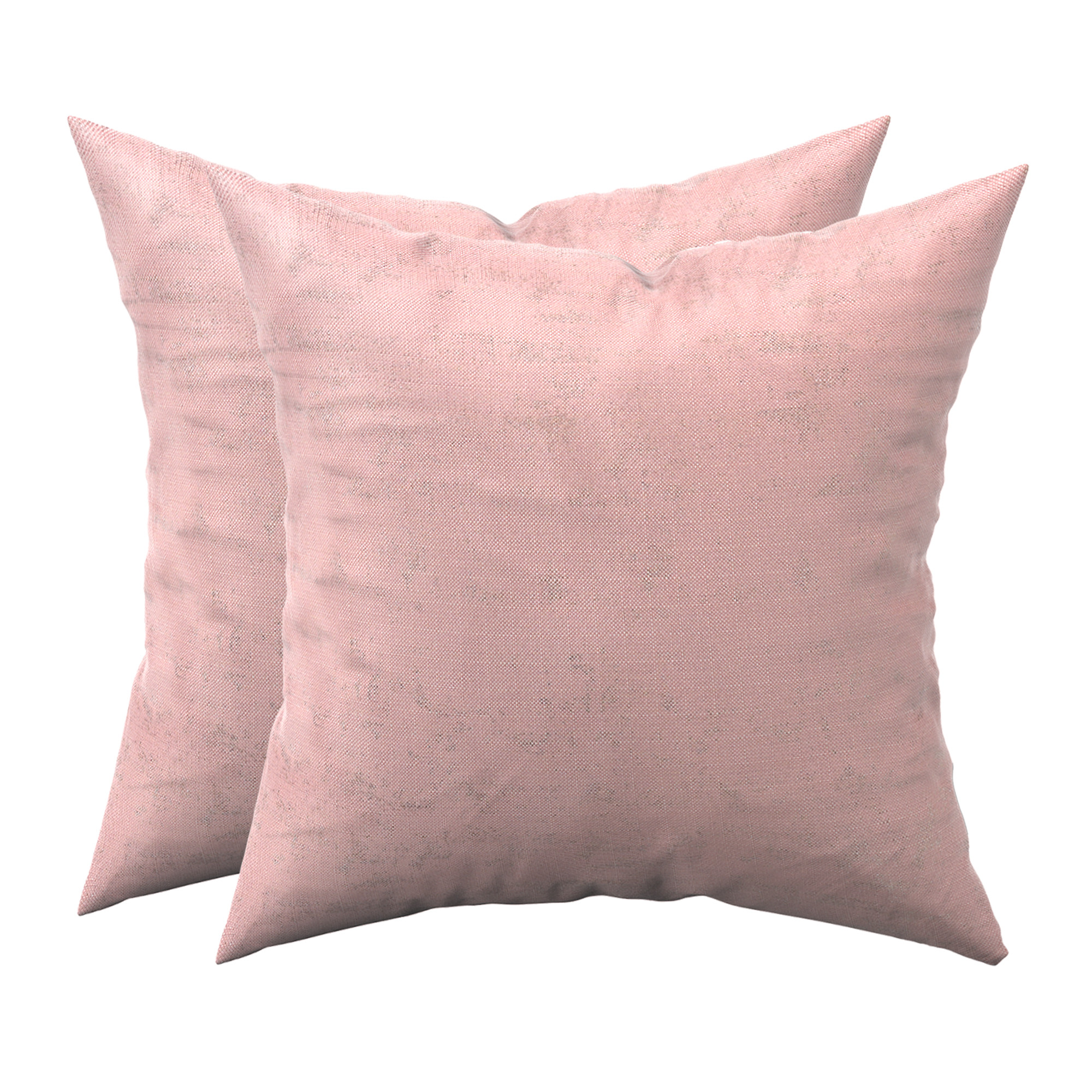 Kuber Industries Set of 2 24x24 Inches Washable  Removable Sofa Pillow Cover in Living Room  Aesthetic Sofa Cushion Covers for Bedroom  Home Decor  Golden Swiss Print - Pink