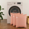 Set of 3 Polyester Mesh Laundry Bag with Zip | Reusable Washing Bags for Washing Machine | Ideal for Lingerie, Delicate Fabrics &amp; Shoes Protection | YZ-6-PNK | Plain - Peach