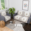 Aesthetic Sofa Covers for Living Room | Non-Slip Machine Washable &amp; Removable Furniture Protector Slipcovers | Floral - Cream &amp; Green