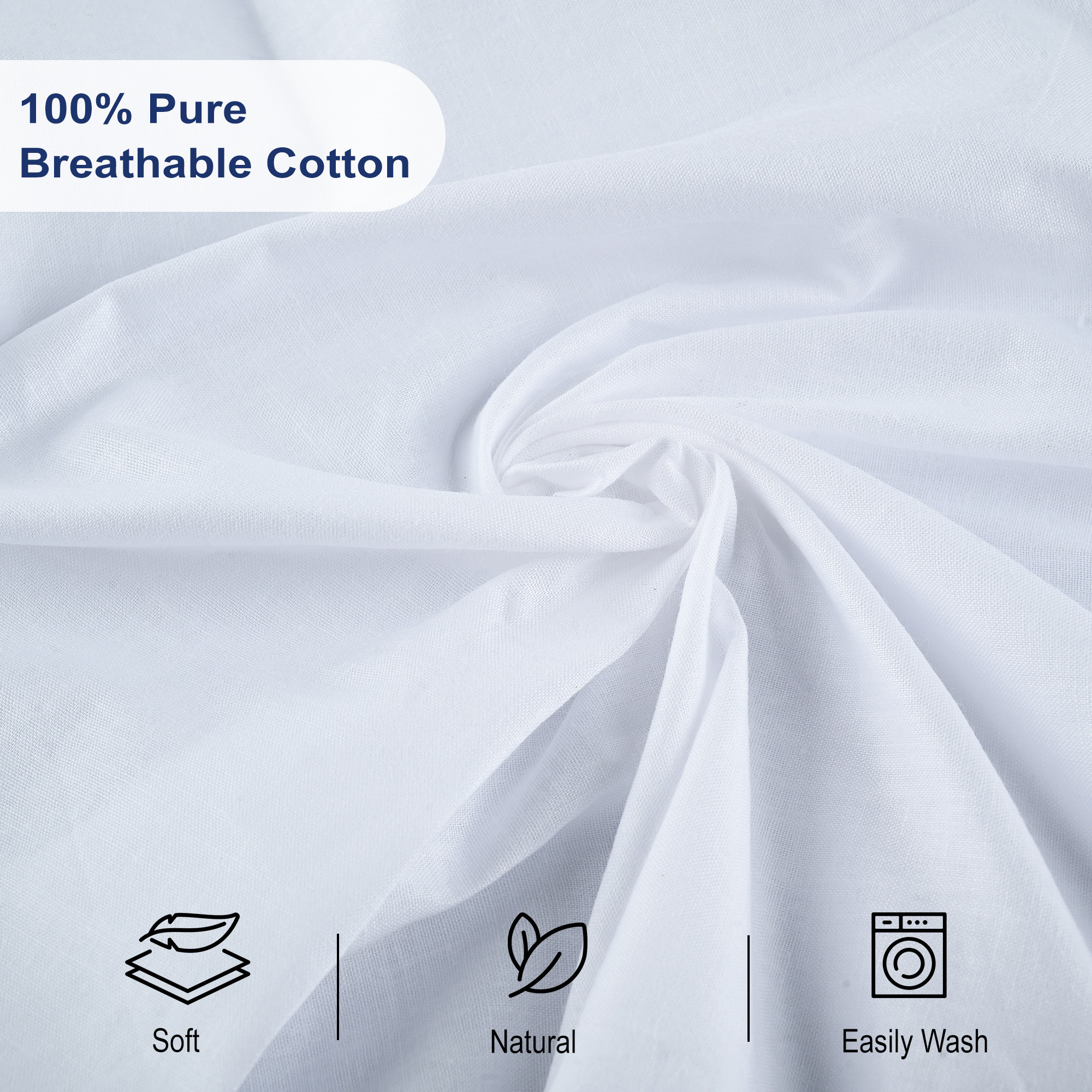 Kuber Industries Set of 6 Premium Cotton Soft Handkerchief For Men With Box  Rumal For Boys  Hanky For Men  Plain Silver  White