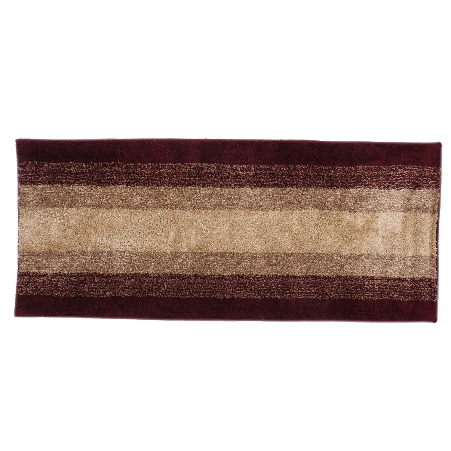 Kuber Industries Shaggy Carpet|Polyester Bedside Runner,Soft Rug For Hall,Offices,Kitchens,Bedroom,Floor Home Décor,5 x 2 Ft.(Maroon)