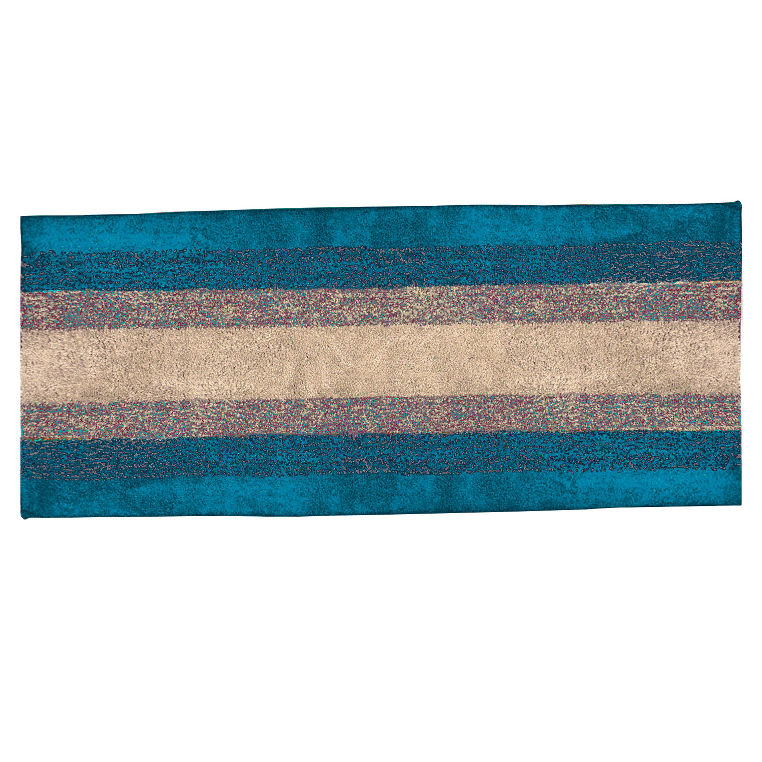 Kuber Industries Shaggy Carpet|Polyester Bedside Runner,Soft Rug For Hall,Offices,Kitchens,Bedroom,Floor Home Décor,5 x 2 Ft.(Green)