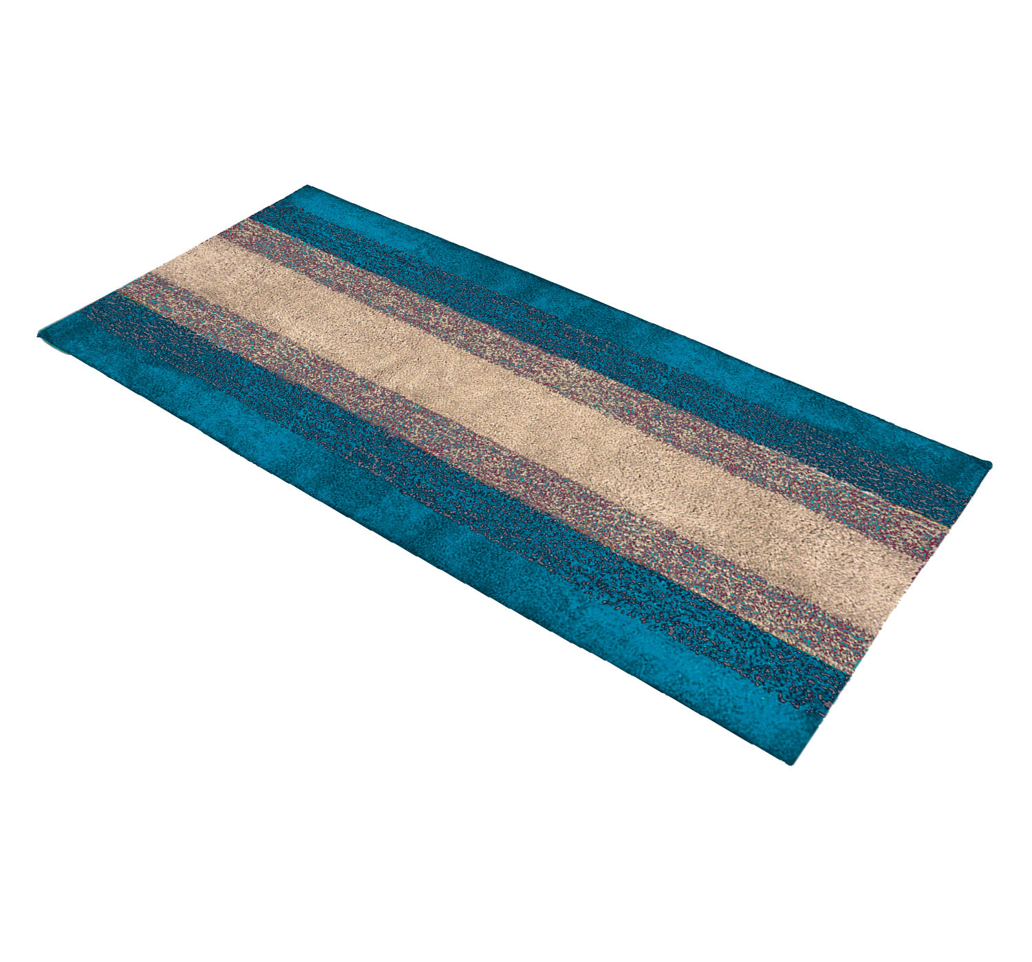 Kuber Industries Shaggy Carpet|Polyester Bedside Runner,Soft Rug For Hall,Offices,Kitchens,Bedroom,Floor Home Décor,5 x 2 Ft.(Green)